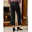 FRANK & EILEEN WESTPORT ILLUSION WIDE LEG JEAN IN BLACK TUXEDO