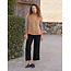 FRANK & EILEEN WESTPORT ILLUSION WIDE LEG JEAN IN BLACK TUXEDO