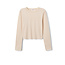 PERFECT WHITE TEE JAMIE COTTON LONG SLEEVE IN SUGAR