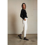 PERFECT WHITE TEE MOIRA COTTON CASHMERE CARDIGAN IN BLACK