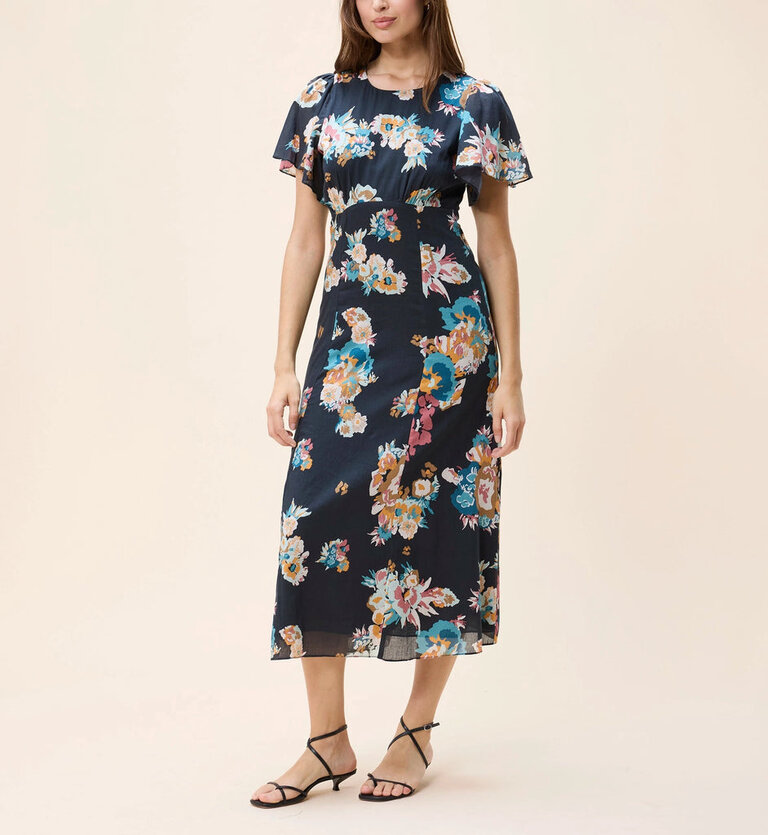 CLEOBELLA ELAN MIDI IN VITET FLORAL