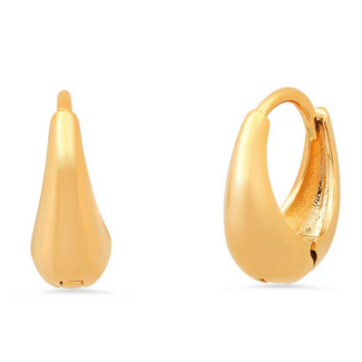 TAI JEWELRY SMALL GRADUATED GOLD CHUBBY HUGGIE