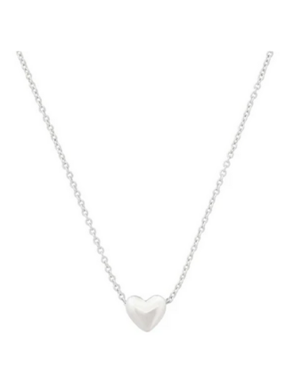 TAI JEWELRY MINI HEART NECKLACE SILVER