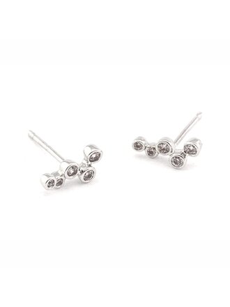 TAI JEWELRY SILVER CLIMBER POST EARRING