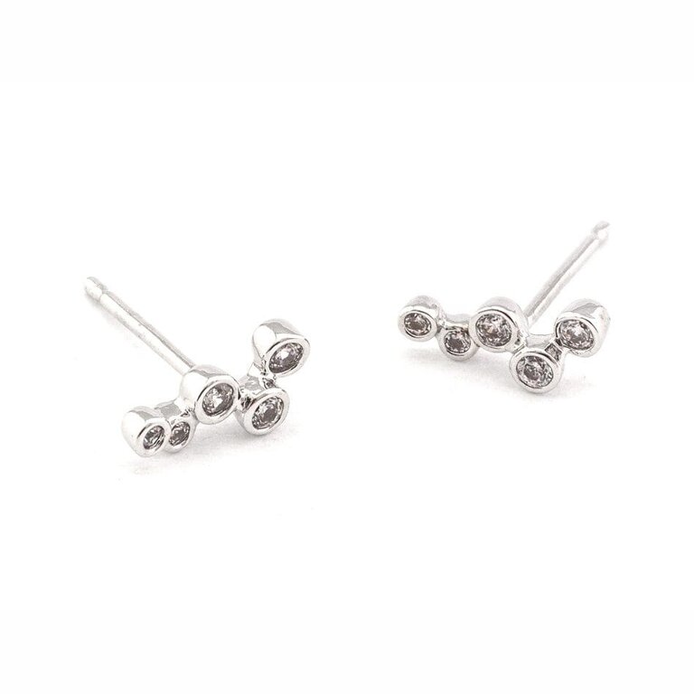 TAI JEWELRY SILVER CLIMBER POST EARRING