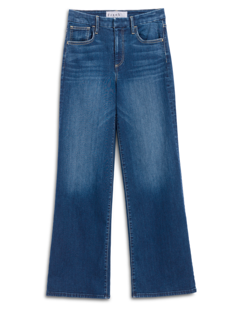 FRANK & EILEEN GALWAY 32" WIDE LEG JEAN IN BLUE WASH
