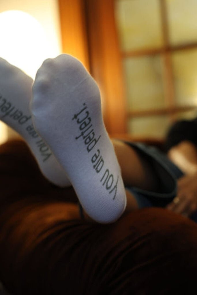 PERFECT WHITE TEE LETTUCE SOCKS