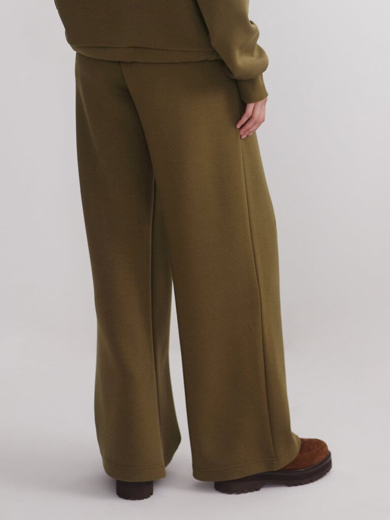 VARLEY EXTRA WIDE LEG PANT 29.5 IN MILITARY OLIVE