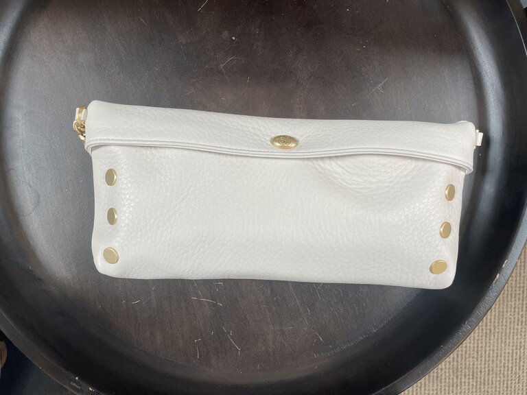 HAMMITT INVITATION CLUTCH IN CALLA LILY WHITE