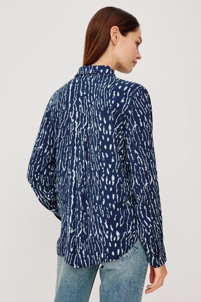 RAILS JOSEPHINE SHIRT IN DARK NAVY LYNX