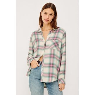 RAILS HUNTER TOP IN PERIWINKLE BLUE