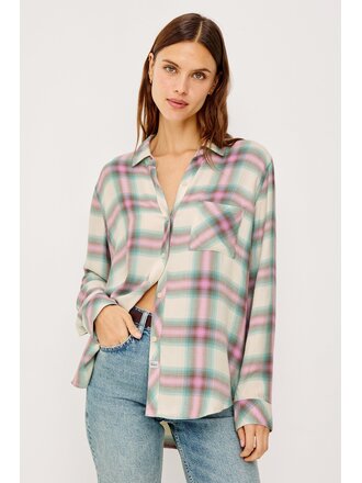 RAILS HUNTER TOP IN PERIWINKLE BLUE