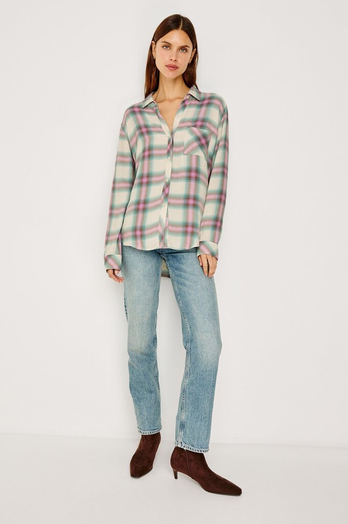 RAILS HUNTER TOP IN PERIWINKLE BLUE