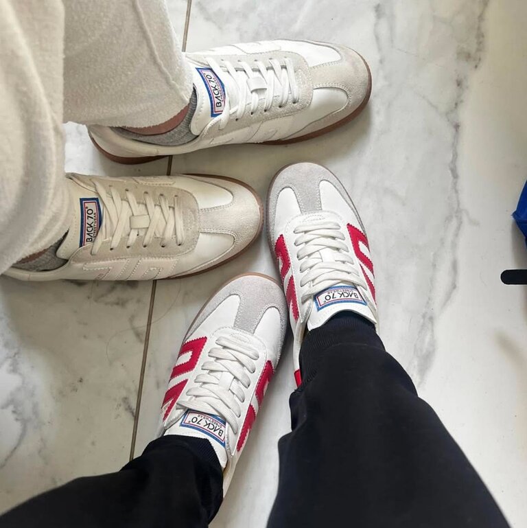 BACK 70 CLOUD 2505 SNEAKERS IN WHITE ICE