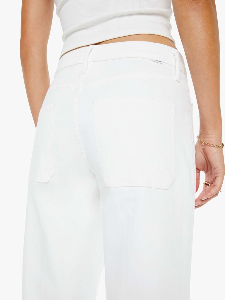 MOTHER THE PATCH POCKET MID RISE MAVEN ANKLE IN TOTALLY INNOCENT