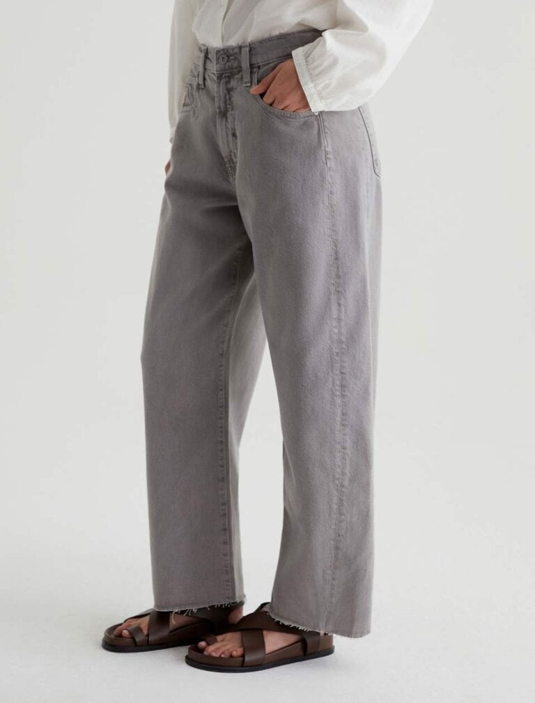 AG HATTIE CROP IN SULFUR PEBBLE GREY