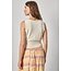 LILLA P CROPPED SCOOP TANK SWEATER IN OFF WHITE