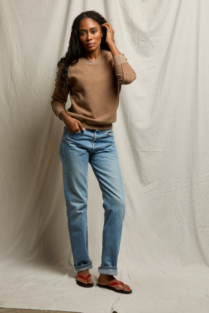 PERFECT WHITE TEE ZIGGY INSIDE OUT FLEECE SWEATSHIRT