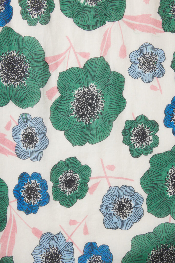 TROVATA LOREN BLOUSE IN GREEN HOUSE BLOOM