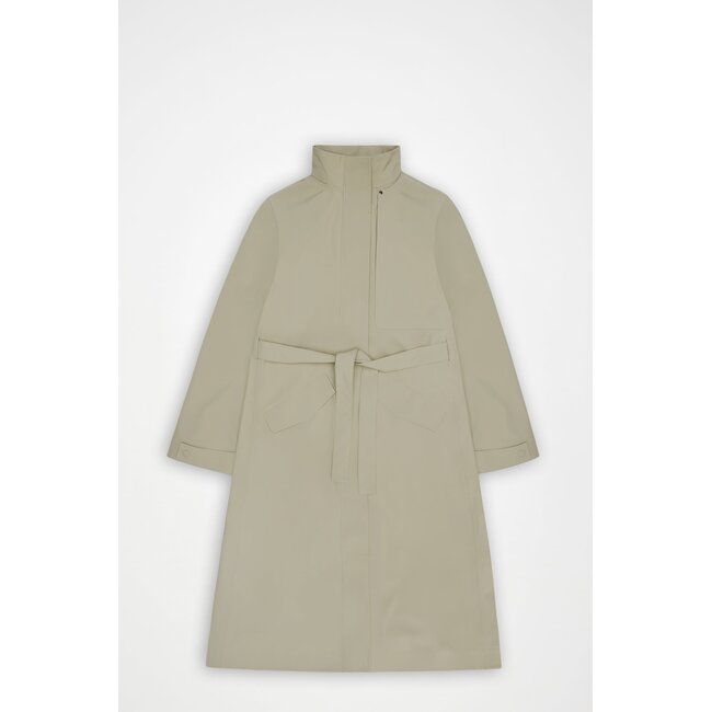 RAINS SUVA HARDSHELL W COAT W3 IN BEIGE