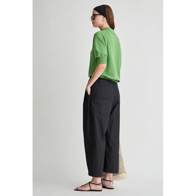 APIECE APART SPA PLEAT PANT IN BLACK