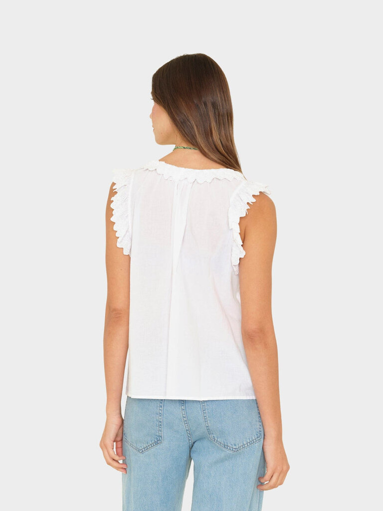 XIRENA BEXIE TOP IN WHITE