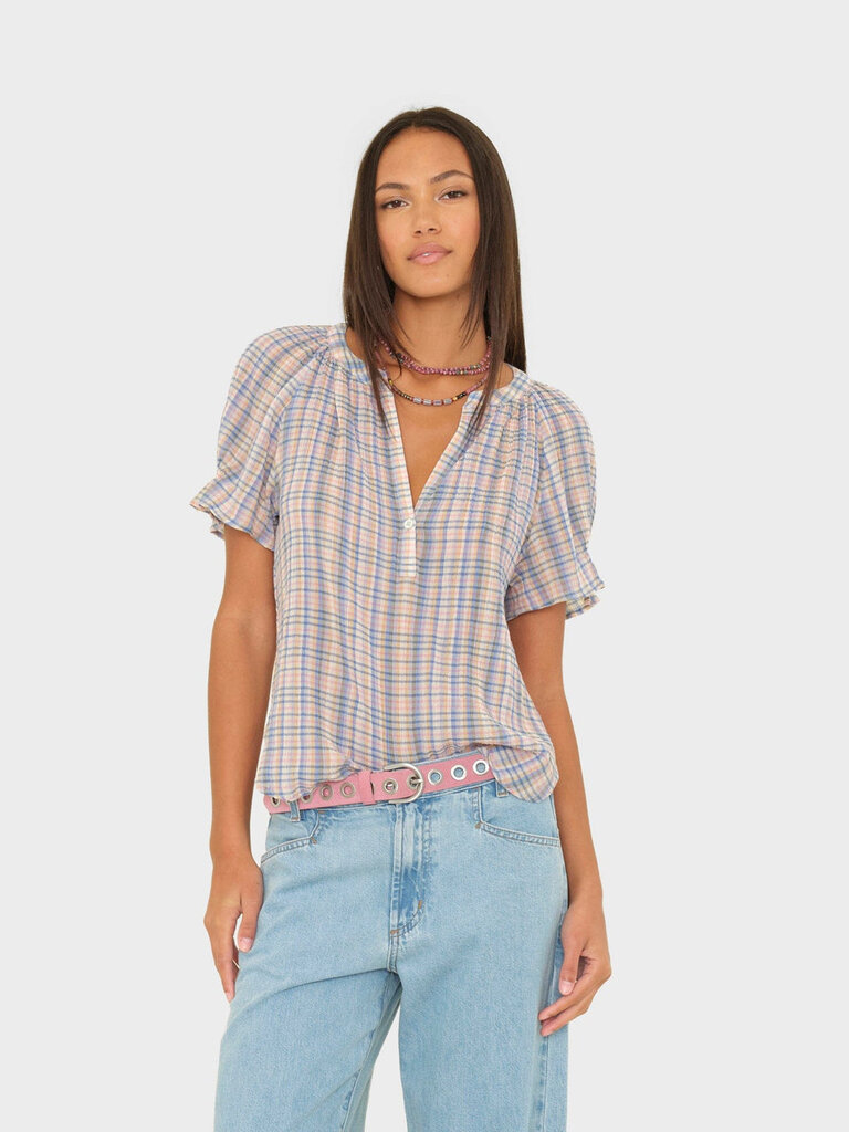 XIRENA ASTRYDE TOP IN BLUE BAYOU