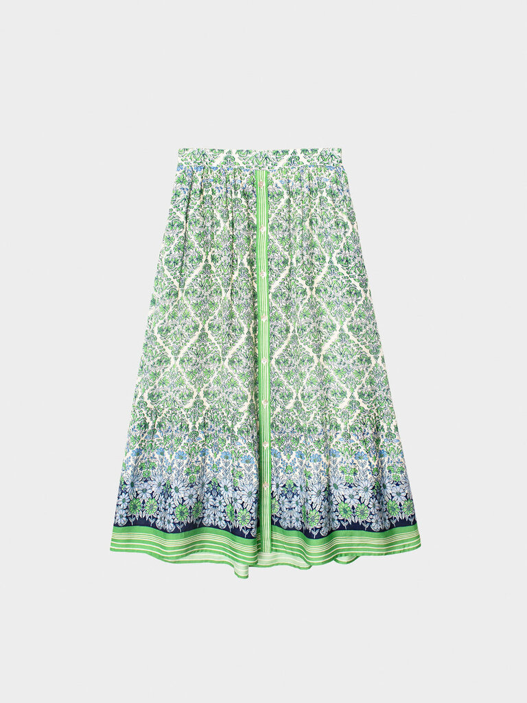 XIRENA TARYN SKIRT IN BLUE MINT