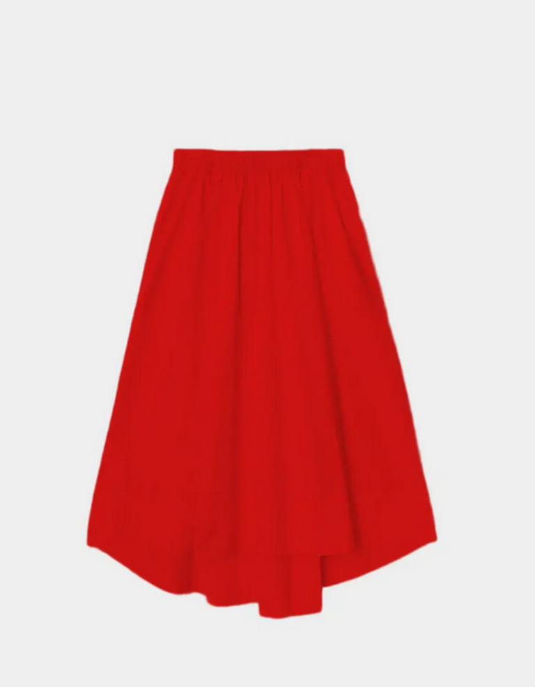 XIRENA GWYNN SKIRT IN RED FLASH
