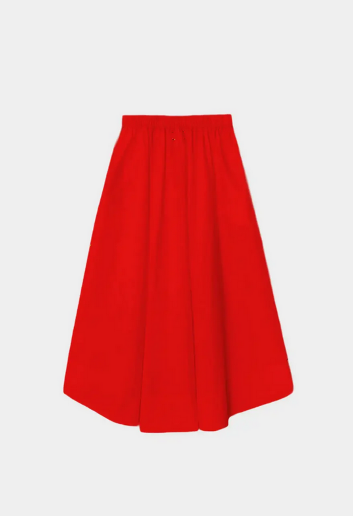 XIRENA GWYNN SKIRT IN RED FLASH