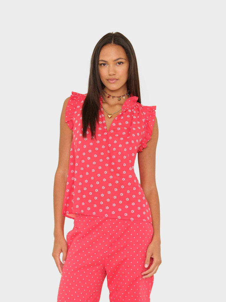 XIRENA BEX TOP IN RED