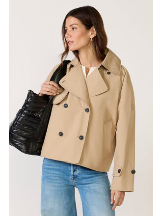 SAVE THE DUCK GARBO JACKET IN SHORE BEIGE