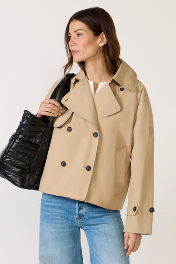SAVE THE DUCK GARBO JACKET IN SHORE BEIGE