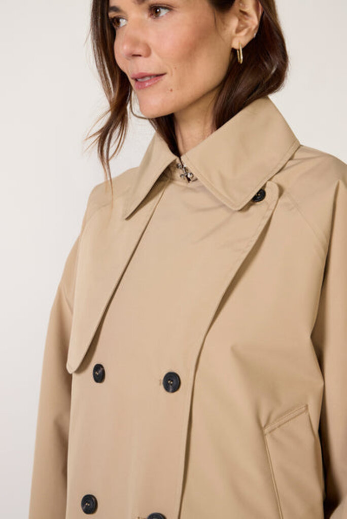 SAVE THE DUCK GARBO JACKET IN SHORE BEIGE