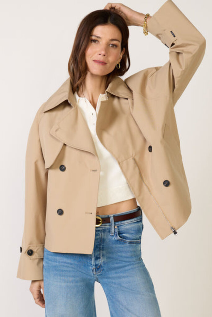 SAVE THE DUCK GARBO JACKET IN SHORE BEIGE