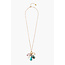 CHAN LUU SCARAB CHARM MULTI NECKACE