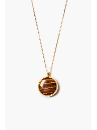 CHAN LUU SARDINIA  TIGER EYE NECKLACE