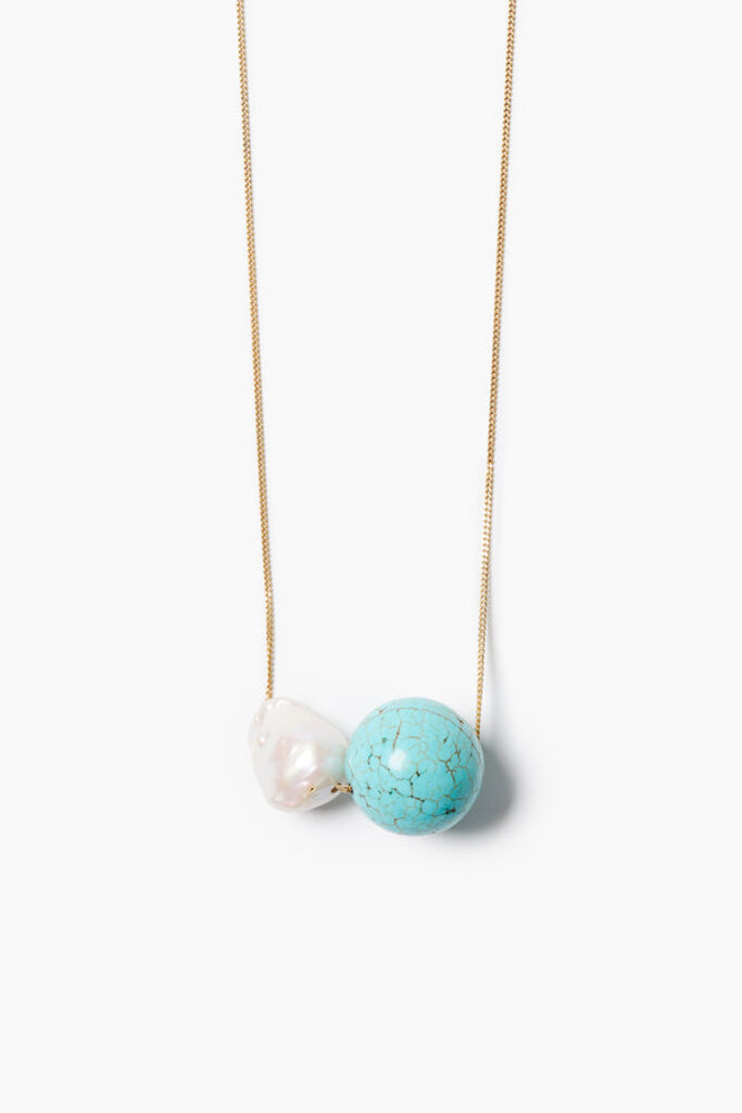 CHAN LUU SORELLINA TURQUOISE NECKLACE