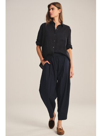 VELVET EASTON ELASTIC WAIST PANT IN MIDNIGHT