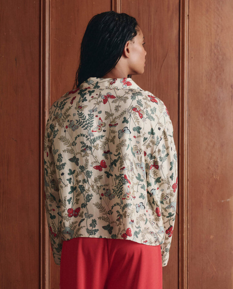 THE GREAT THE MEADOW HENLEY TOP IN FLOATING BUTTERFLY