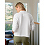 FRANK & EILEEN MONTEREY POINTELLE SWEATER IN WHITE