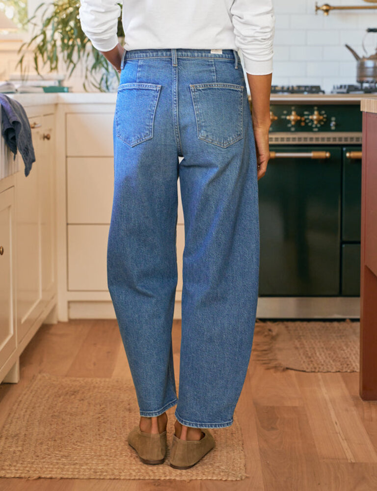 FRANK & EILEEN BRENNAN BARREL JEAN IN CALIFORNIA VINTAGE DENIM