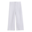FRANK & EILEEN WEST VILLAGE NYC WIDE LEG TROUSER IN WHITE LINEN