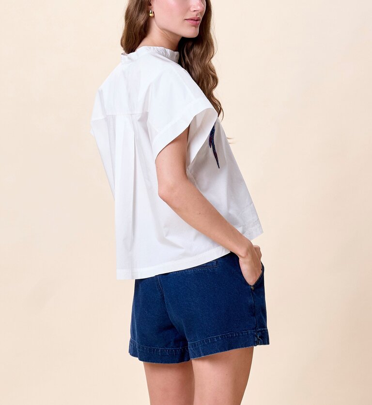 CLEOBELLA ARIEL BLOUSE IN WHITE