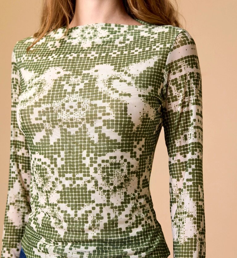 CLEOBELLA JAY TOP IN VERDANT FLIGHT