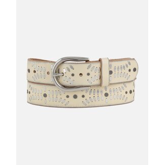 AMSTERDAM HERITAGE DIVERA BELT IN OFF WHITE