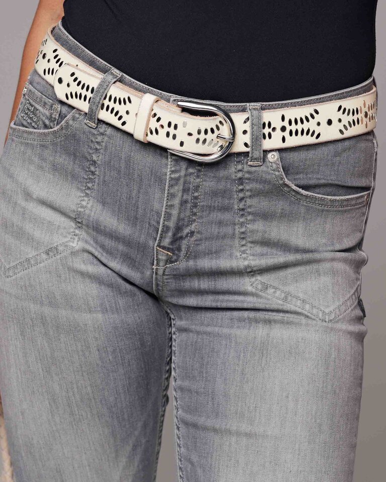 AMSTERDAM HERITAGE DIVERA BELT IN OFF WHITE