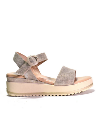 CORDANI ARIELLE WEDGE SANDAL IN SOFT GOLD