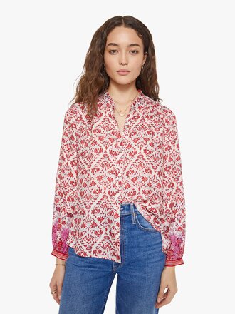 XIRENA FAYE SHIRT IN CRUSHBERRY