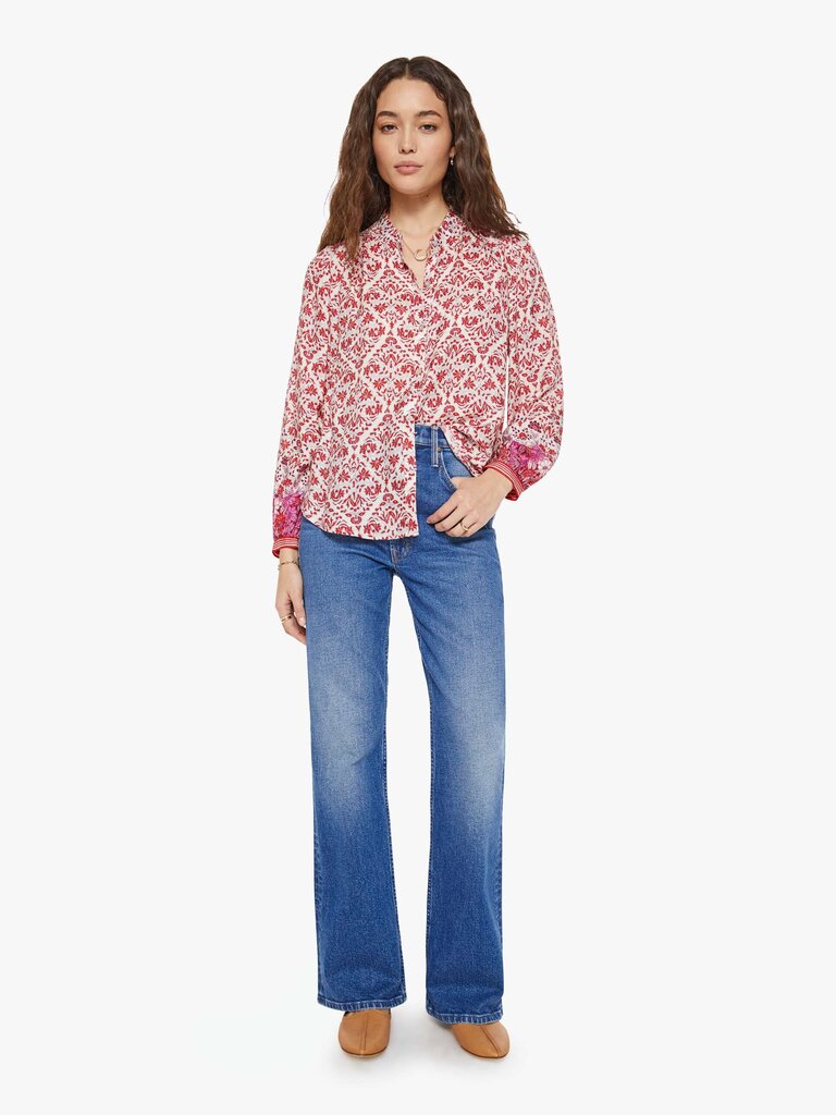 XIRENA FAYE SHIRT IN CRUSHBERRY